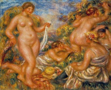 Pierre Auguste Renoir Painting - bathers Pierre Auguste Renoir